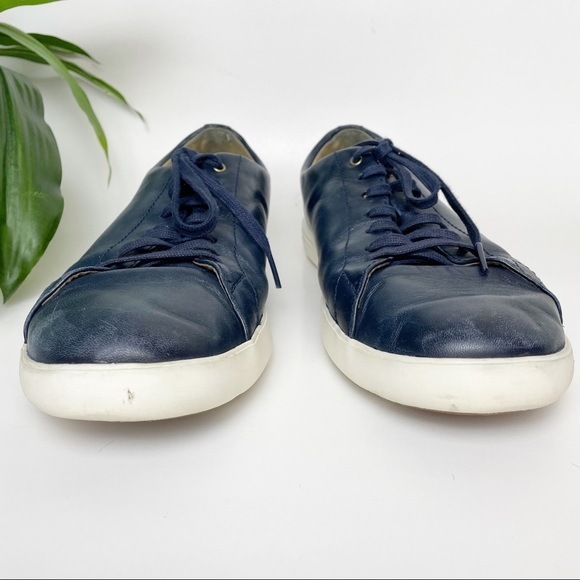 Cole Haan Grand Crosscourt II Sneaker Navy Leather 11 - Picture 4 of 12